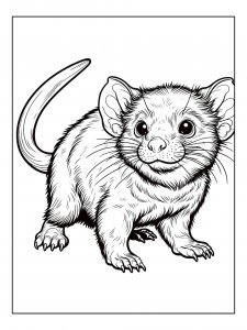 Tasmanian Devil Coloring Pages 17