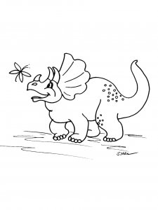 Triceratops Coloring Pages 22