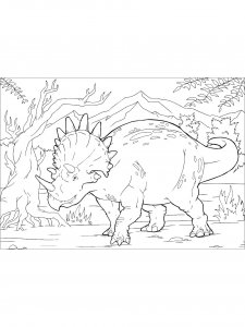 Triceratops Coloring Pages 42