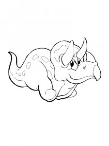 Triceratops Coloring Pages 43