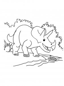 Triceratops Coloring Pages 47