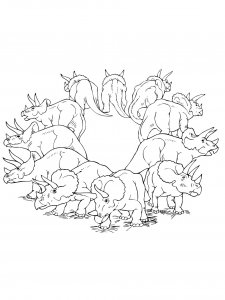 Triceratops Coloring Pages 48