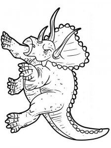 Triceratops coloring page - picture 6