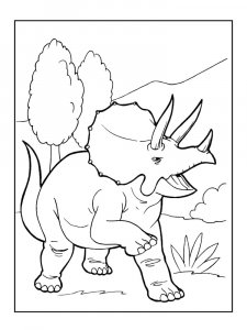 Triceratops Coloring Pages 69