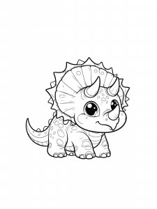 Triceratops Coloring Pages 74