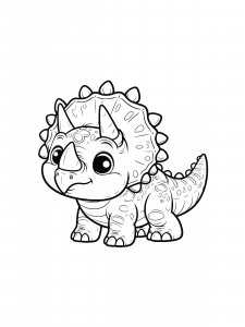 Triceratops Coloring Pages 75