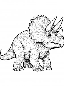 Triceratops Coloring Pages 76