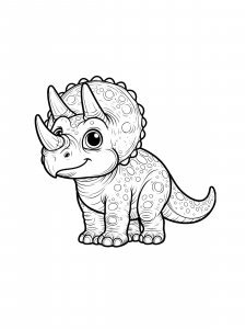 Triceratops Coloring Pages 77