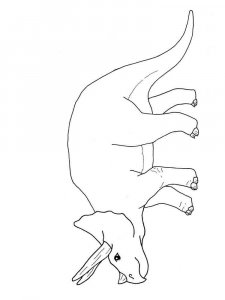 Triceratops coloring page - picture 8