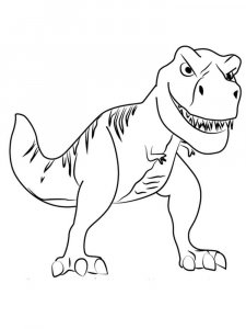 Tyrannosaurus coloring page - picture 18