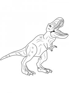Tyrannosaurus coloring page - picture 19