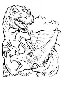 Tyrannosaurus coloring page - picture 20