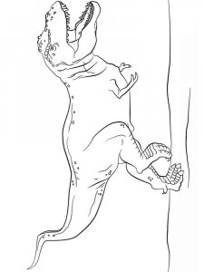 Tyrannosaurus coloring page - picture 21