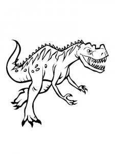 Tyrannosaurus coloring page - picture 23