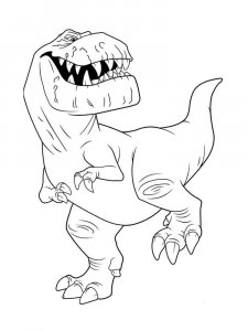 Tyrannosaurus coloring page - picture 25