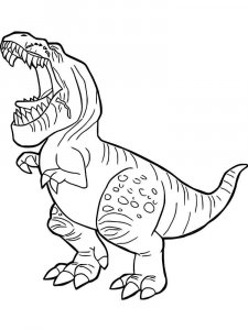 Tyrannosaurus coloring page - picture 29