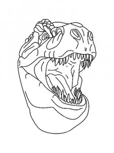 Tyrannosaurus coloring page - picture 3