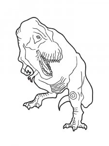 Tyrannosaurus coloring page - picture 30