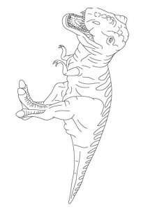 Tyrannosaurus coloring page - picture 32