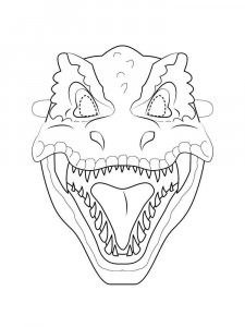 Tyrannosaurus coloring page - picture 33