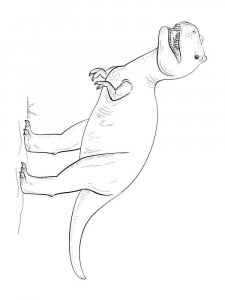 Tyrannosaurus coloring page - picture 34