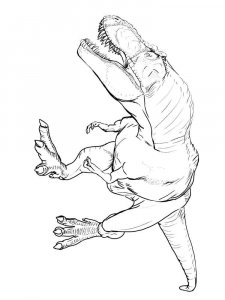 Tyrannosaurus coloring page - picture 38
