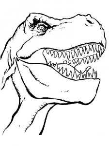 Tyrannosaurus coloring page - picture 39