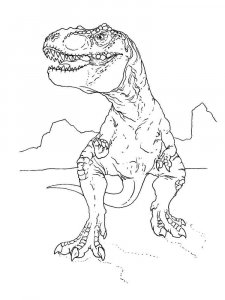 Tyrannosaurus coloring page - picture 4