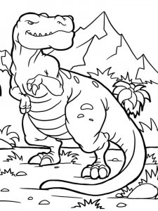 Tyrannosaurus coloring page - picture 5
