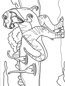 Tyrannosaurus coloring page - picture 7