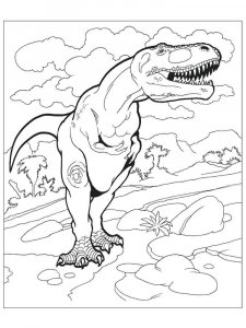 Tyrannosaurus coloring page - picture 8