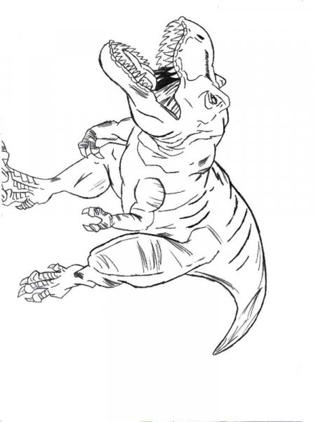 Tyrannosaurus coloring pages