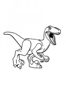 Velociraptor coloring page - picture 14