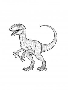 Velociraptor Coloring Pages 15