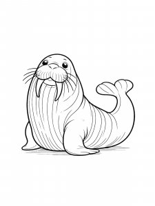 Walrus Coloring Pages 25