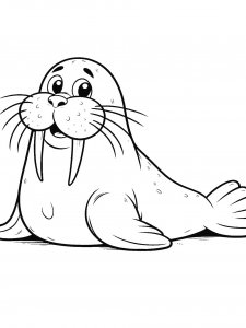 Walrus Coloring Pages 26