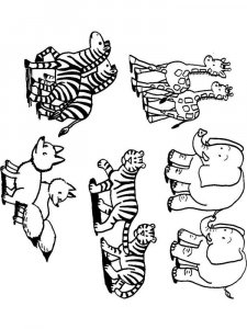 Wild Animal coloring page - picture 1