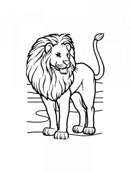 Wild cats coloring pages