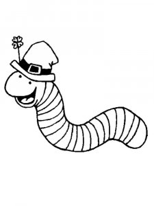 Worm coloring page - picture 13