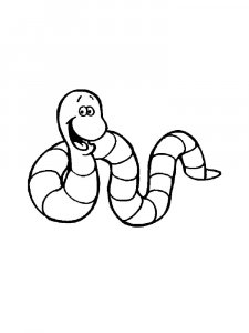 Worm Coloring Pages 29