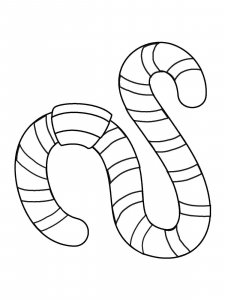 Worm coloring page - picture 6