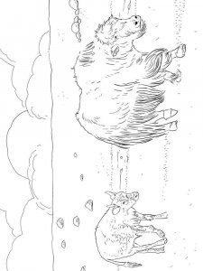 Yak coloring page - picture 18