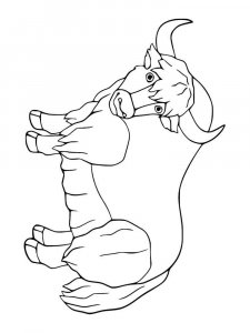 Yak coloring page - picture 5