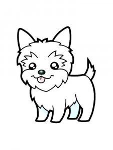 Yorkshire Terrier coloring page - picture 16