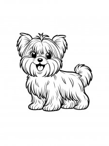 Yorkshire Terrier Coloring Pages 28