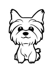 Yorkshire Terrier coloring page - picture 9