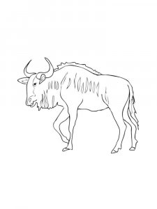 Antelope coloring page - picture 3