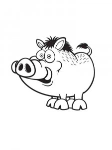 Boar coloring page - picture 22