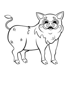 Boar coloring page - picture 25