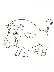 Boar coloring page - picture 30